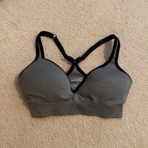 Grey sports bra